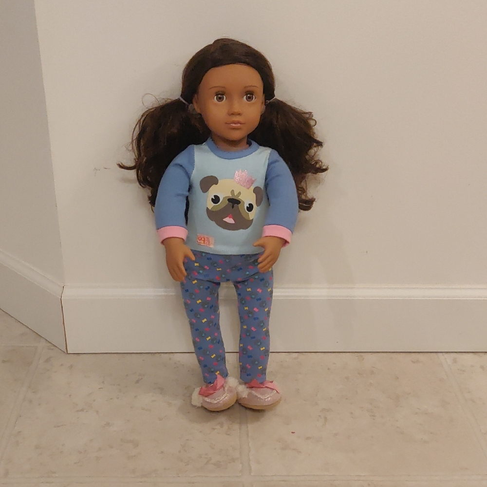 Our Generation 18" Doll In PJ And Slippers Y2K